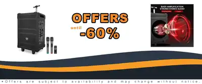 Pyle 10 Inch Portable Bluetooth Speaker PWMA1099A Black