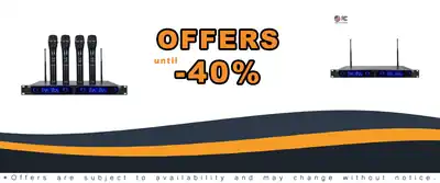 Sound Town 4 Channels UHF Wireless Microphone System